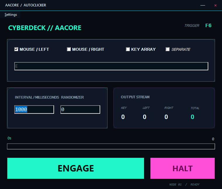 AACore CyberDeck skin screenshot