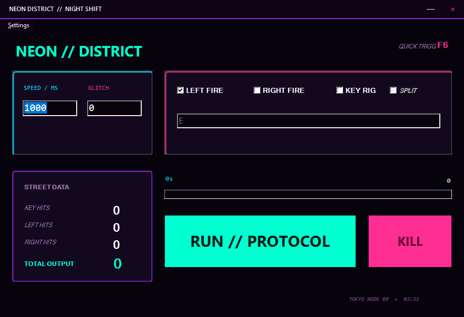 AACore Neon District skin screenshot