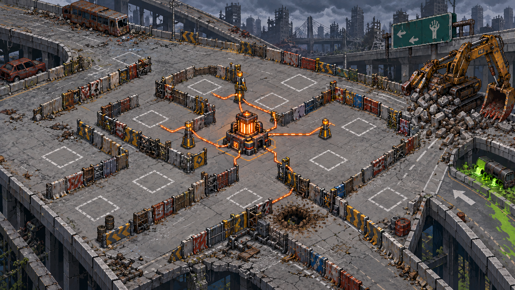 Highway Grid environment artwork
